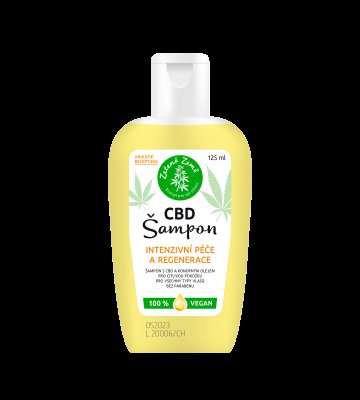 Zelená země CBD šampon 125ml Zelená země CBD šampon 125ml
