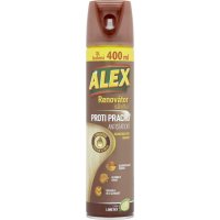 Alex spray na nábytek antistatický hnědý 400ml