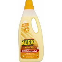 Alex Extra péče 2v1 s leskem, čistič dřevěných laminátových plovoucích podlah, s pomerančovou vůní, 750ml