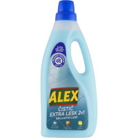 Alex Extra péče 2v1 s leskem, čistič dlažby, lino a vinyl, s citronovou vůní 750ml