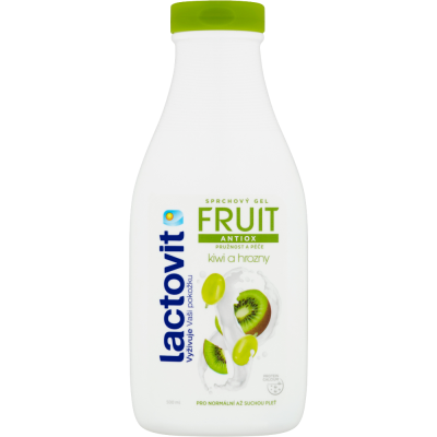 Lactovit Fruit Antiox kiwi a hrozny sprchový gel 500ml
