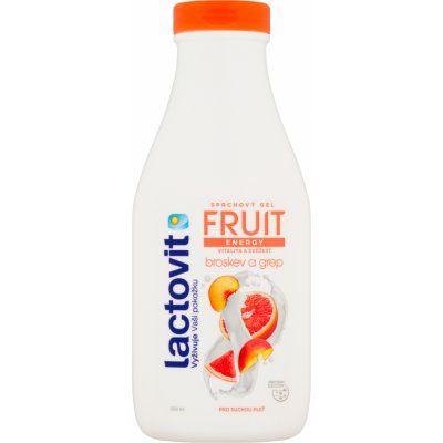 Lactovit Fruit Energy broskev a grep sprchový gel 500ml