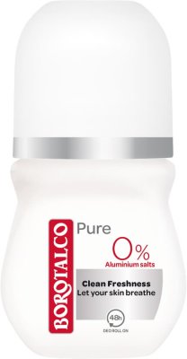 Borotalco Pure kuličkový deodorant 50ml