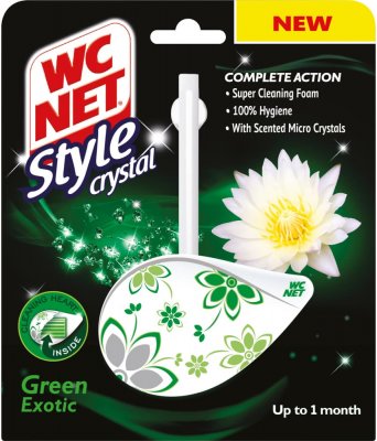 WC NET Style Crystal Green Exotic závěs 36,5g