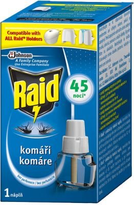 Raid Tekutá náplň do elektrického odpuzovače, 45 nocí 27ml