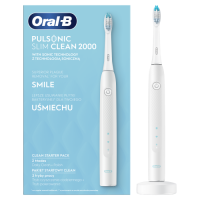 Oral-B Pulsonic Slim Clean 2000 Elektrický sonický zubní kartáček bílý