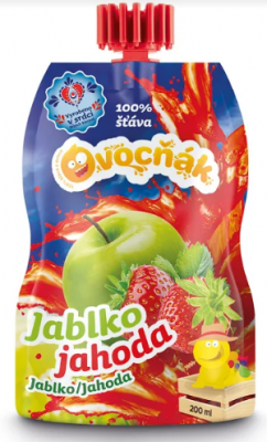 OVOCŇÁK MOŠT JABLKO-JAHODA 200ML