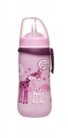 NIP Straw cup láhev s brčkem holka 330ml