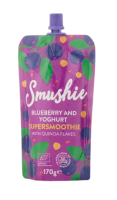 Salvest Smushie BIO Ovocné smoothie s borůvkami, jogurtem a quinoou 170g