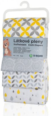 T-tomi Látkové pleny sada 4 ks lístky