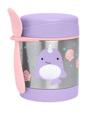 Skip Hop Zoo Termoska na jídlo se lžičko/vidličkou Narval 325ml, 12m+