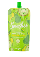 Salvest Smushie BIO Ovocné smoothie s hruškou, kiwi a spirulinou 170g