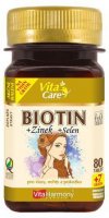 Biotin 300 µg + Selen + Zinek - 80+7tbl.