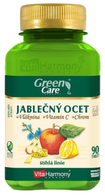 Jablečný ocet + vláknina + chrom + vitamin C 90tbl.