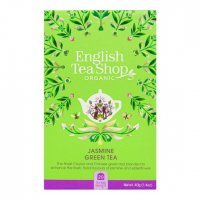 Čaj Zelený s jasmínem a květem bezu 20 sáčků BIO ENGLISH TEA SHOP