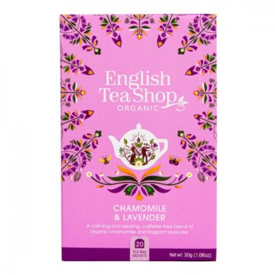 Čaj Heřmánek a levandule 20 sáčků BIO ENGLISH TEA SHOP