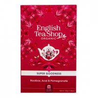 Čaj Rooibos s acai a granátovým jablkem 20 sáčků BIO ENGLISH TEA SHOP