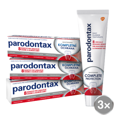 Parodontax Zubní pasta Kompletní ochrana Whitening 3 x 75 ml