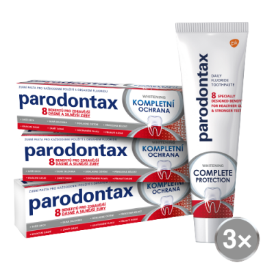 Parodontax Zubní pasta Kompletní ochrana Whitening 3x75ml