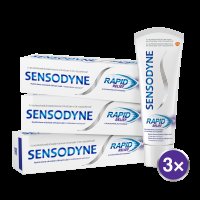 Sensodyne Zubní pasta pro citlivé zuby Rapid 3x75ml Sensodyne Zubní pasta pro citlivé zuby Rapid 3x75ml