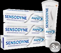 Sensodyne Bělicí zubní pasta rychlá úleva Rapid Whitening 3x75ml Sensodyne Bělicí zubní pasta rychlá úleva Rapid Whitening 3x75ml