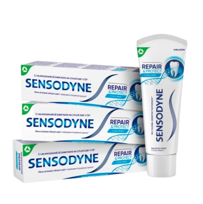 Sensodyne Bělicí zubní pasta rychlá úleva Rapid Whitening 3x75ml