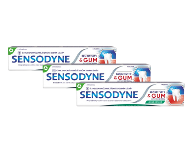 Sensodyne Zubní pasta Sens&Gum 3x75ml