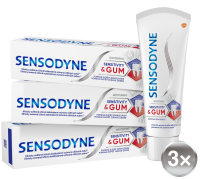 Sensodyne Zubní pasta Sens&Gum Whitening 3x75ml Sensodyne Zubní pasta Sens&Gum Whitening 3x75ml
