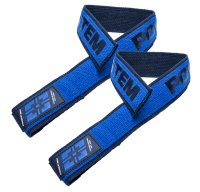 POWER SYSTEM Trhačky na posilování LIFTING STRAPS DUPLEX BLACK/BLUE One Size 2 ks