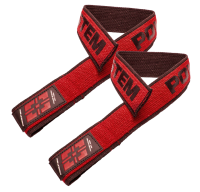 Power System Trhačky na posilování LIFTING STRAPS DUPLEX BLACK/RED One Size 2 ks