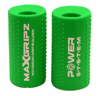 Power System gripy na posilovací tyč MAX GRIPZ GREEN vel.M 2ks