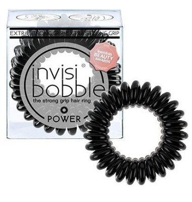 invisibobble Power gumičky do vlasů 3 ks True Black 3 ks