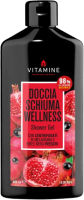 Vitamine Wellness Sprchový gel granátové jablko a černý rybíz 400ml Vitamine Wellness Sprchový gel granátové jablko a černý rybíz 400ml