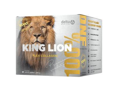 KING LION flex COLLAGEN, prášek na přípravu nápoje 240g