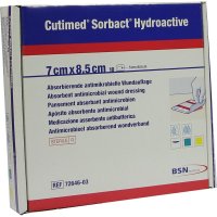 Cutimed Sorbact hydroaktivní 7cm x 8,5cm 10ks Cutimed Sorbact hydroaktivní 7cm x 8,5cm 10ks