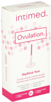 Intimed Ovulation hLH dipStick ovulační test pro domácí použití s kalíšky 6 ks