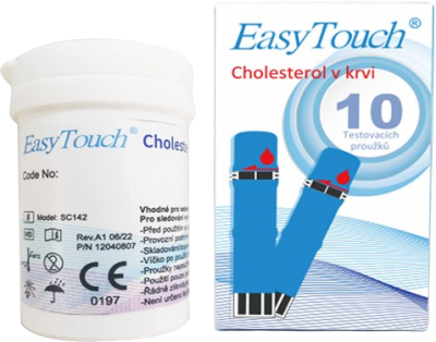 EasyTouch Proužky cholesterol 10 ks