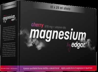 Edgar Magnesium shot, třešeň 10 x 25 ml