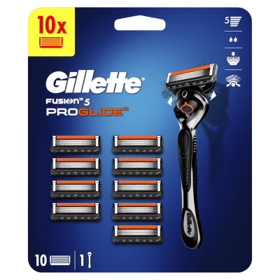 Gillette ProGlide Flexball strojek + 10 hlavic