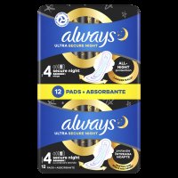 Always vložky Ultra Extra Night Protection 12ks
