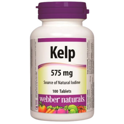 Webber Naturals Kelp 575mg 100 tablet