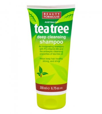 Beauty Formulas Tea tree čistící šampon na vlasy 200ml