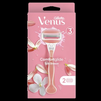 Gillette Venus Spa Breeze strojek + 2 hlavice 1 x 1 ks Gillette Venus Spa Breeze strojek + 2 hlavice 1 x 1 ks