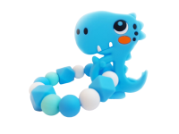 KidPro Silikonové kousátko Dino modrý