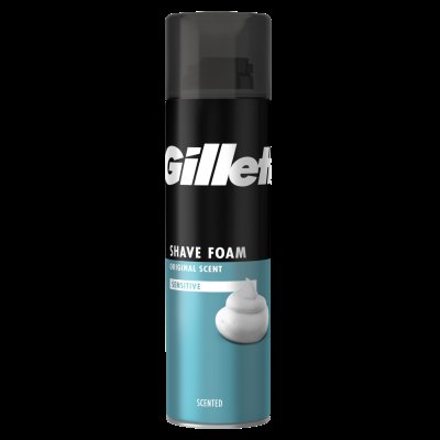 Gillette Sensitive pěna na holení 200ml