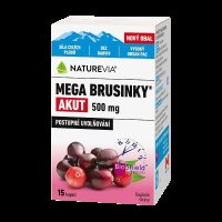 Swiss NatureVia Mega brusinky Akut 15 kapslí