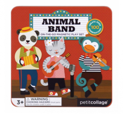 Petitcollage Petit Collage Magnetická knížka Zvířátka 25 ks