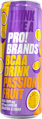 Probrands BCAA Drink Mustasch Kampen - passion fruit 330 ml