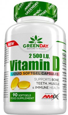 Amix Vitamin D 2500 I.U., 90 kapslí