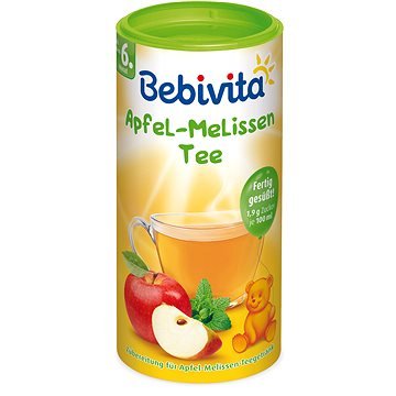 BEBIVITA Jablečno-meduňkový čaj 3× 200 g (9007253103725)